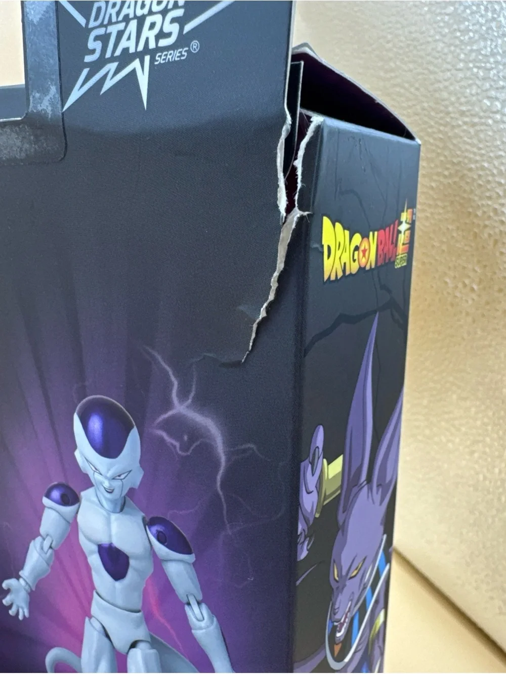 Dragon Ball Z Super Dragon Stars Beerus Action Figure Bandai Complete